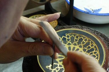 El damasquinado, la más importante artesanía de Toledo